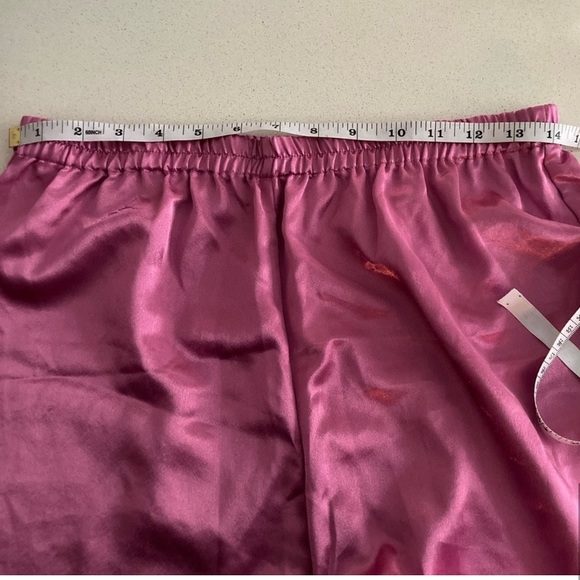 Vintage y2k Pink silky bow night set - Picture 6 of 8